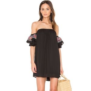 Black Strapless Fiesta Dress